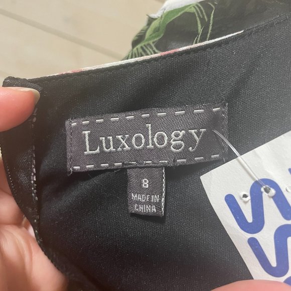 NWT Floral Wrap Luxology Dress - Picture 9 of 9